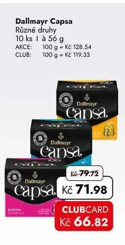 TRAVEL FREE Dallmayr Capsa Různé druhy 10 ks 1 à nabídka