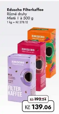 TRAVEL FREE Eduscho Filterkaffee Různé druhy Mletá à nabídka