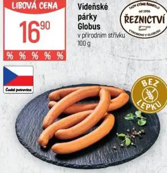 Globus Vídeňské párky Globus nabídka