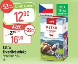 Globus Tatra Trvanlivé mléko nabídka