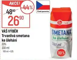 Globus VÁŠ VÝBĚR Trvanlivá smetana ke šlehání nabídka