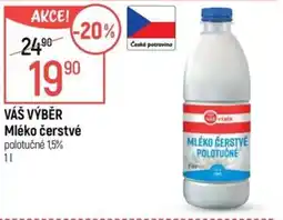 Globus VÁŠ VÝBĚR Mléko čerstvé nabídka