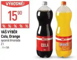 Globus VÁŠ VÝBĚR Cola, Orange nabídka