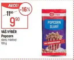 Globus VÁŠ VÝBĚR Popcorn nabídka
