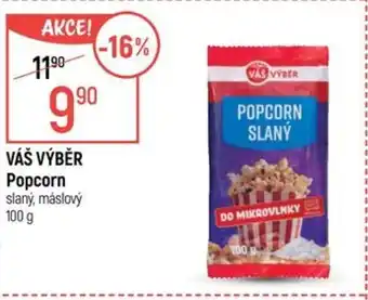 Globus VÁŠ VÝBĚR Popcorn nabídka