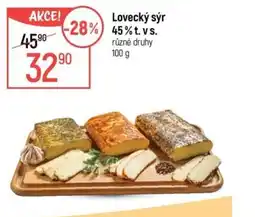 Globus Lovecký sýr 45% t.vs. nabídka