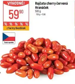 Globus Rajčata cherry červená Hranáček nabídka