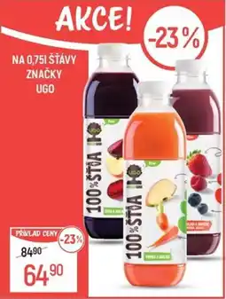 Globus Šťávy značky Ugo nabídka