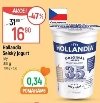 Globus Hollandia Selský jogurt nabídka