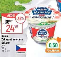 Globus Kunín Zakysaná smetana DeLuxe nabídka