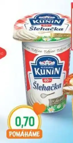 Globus Kunín Šlehačka DeLuxe 40% nabídka