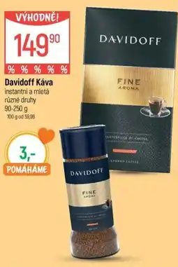 Globus DAVIDOFF Káva nabídka