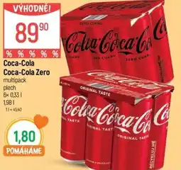 Globus Coca-Cola Coca-Cola Zero nabídka