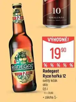 Globus RADEGAST Ryze hořká 12 nabídka