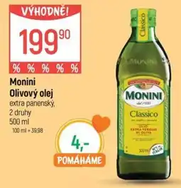 Globus Monini Olivový olej extra panenský nabídka
