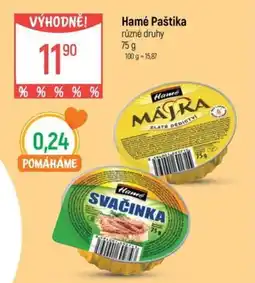 Globus Hamé Paštika nabídka