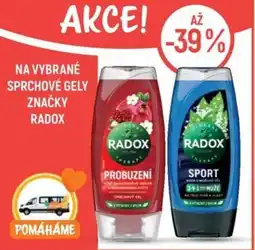 Globus Na vybrané sprchové gely značky radox nabídka