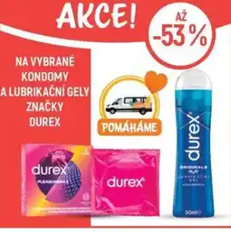 Globus Na vybrané kondomy a lubrikační gely značky durex nabídka