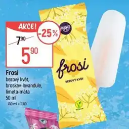 Globus Frosi bezový květ, broskev-levandule, limeta-máta nabídka