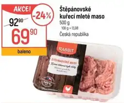 Globus Štěpánovské kuřecí mleté maso nabídka