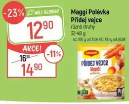 Globus Maggi Polévka Přidej vejce nabídka