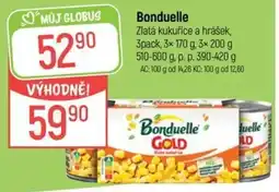 Globus Bonduelle Zlatá kukuřice a hrášek nabídka