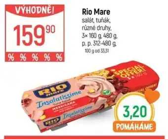 Globus Rio Mare salát, tuňák, nabídka