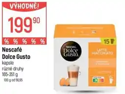 Globus Nescafé Dolce Gusto kapsle nabídka