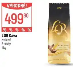Globus L'OR Káva zrnková nabídka