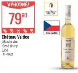 Globus Château Valtice jakostní víno nabídka