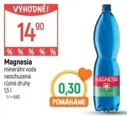 Globus Magnesia minerální voda neochucená nabídka