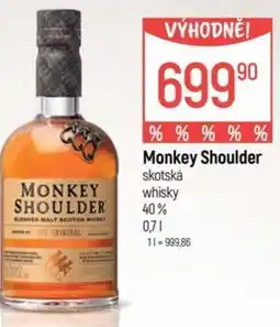 Globus Monkey Shoulder skotská whisky 40% nabídka