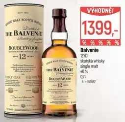 Globus Balvenie 12YO skotská whisky single malt 40% nabídka