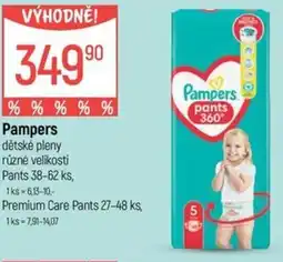 Globus Pampers dětské pleny různé velikosti Pants nabídka