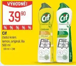 Globus Cif čisticí krém lemon, originál, lila nabídka