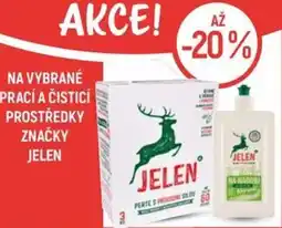 Globus NA VYBRANÉ PRACÍ A ČISTICÍ PROSTŘEDKY ZNAČKY JELEN nabídka