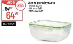 Globus Dóza na potraviny Gusto nabídka