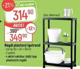 Globus Regál plastový Igotrend nabídka