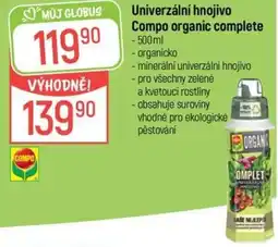 Globus Univerzální hnojivo Compo organic complete nabídka