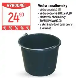 Globus Vědra a maltovníky - Vědro zednické nabídka