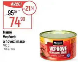 Globus Hamé Vepřové a hovězí maso nabídka