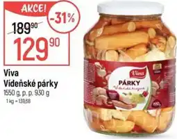 Globus Viva Vídeňské párky nabídka