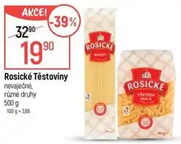 Globus Rosické Těstoviny nevaječné nabídka