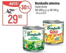 Globus Bonduelle zelenina nabídka