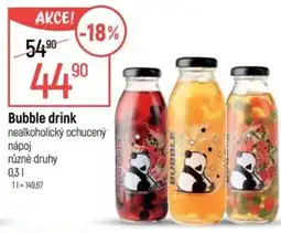 Globus Bubble drink nealkoholický ochucený nápoj nabídka