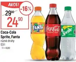 Globus Coca-Cola Sprite, Fanta nabídka