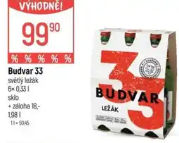 Globus Budvar 33 světlý ležák nabídka