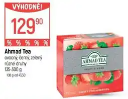 Globus Ahmad Tea ovocný, černý, zelený nabídka