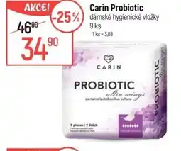 Globus Carin Probiotic dámské hygienické vložky nabídka