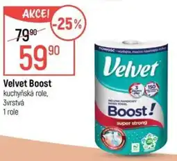 Globus Velvet Boost kuchyňská role, 3vrstvá 1 role nabídka